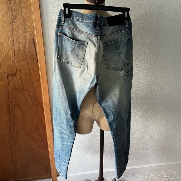 ORIGINAL FAKE sz 1 US sz 31-32 Blue Denim Jeans 2009 Japan KAWS - Picture 4 of 16